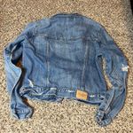 Abercrombie & Fitch Abercrombie &‎ Fitch Denim Jacket Distressed Jean Jacket Casual S Photo 5