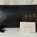 Gucci Sienna Tassel Clutch Python Leather Photo 0