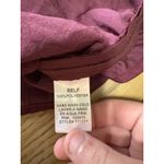 Savanna‎ Jane Long Sleeve Runched Crop Top Size Small Polyester Sexy Hippie Boho Photo 7