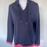 Tommy Hilfiger  Sweatshirt | Hooded | Faux Shirt Tail | Size L | EUC Photo 0