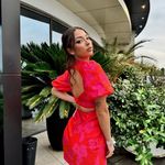 ZARA  dress mini puff wide sleeve cut out hot Pink Floral wedding summer vacation Photo 9