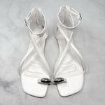 BCBGeneration NEW Kline Embellished Toe Ring Strappy Square Toe Flat Sandals 7.5 Photo 0