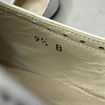 Stuart Weitzman  Leather Lasercut Accents Mules 9.5 White Pointed Heels Luxury Photo 15