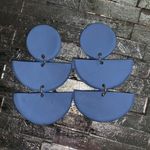 Baby Blue Clay Earrings Photo 0