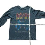 Daydreamer  AC/DC For Those About to Rock Long Sleeve Top in Vintage Black Small Photo 4