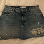 ZARA Jean Skirt Denim Photo 1