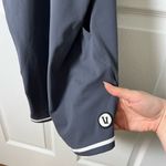 Vuori Grey White Stripe Stretch Volley Athletic Mini Tennis Dress XL Azure Photo 4