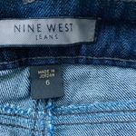 Nine West NWT  Bleecker Fit Bootcut Blue Back Pockets Jeans Denim Sz 6 Photo 5