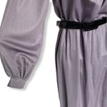 Vintage Newton Centre Lilac Blouson Dress Size Medium Purple Photo 2