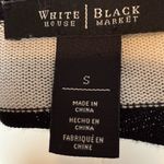 White House | Black Market Metallic Striped Button Down Sweater Cardigan Sz Small Photo 7