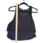 Lululemon Lean In Racerback Striped Tank Top For Women - Size 8 deep Purple Lig Photo 7