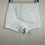Good American White The Bombshell Denim Shorts Photo 5