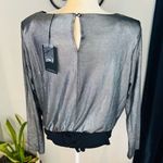 4TH & RECKLESS Liberty Metallic Bodysuit Color: Metallic Size: XL (12/14) NEW W Gray Photo 8