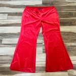 Lane Bryant  Women's Red Velvet Flare Pants Size 24 Photo 2