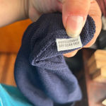 St. John BASICS NAVY BLUE SANTANA KNIT SHORT SLEEVE WOOL SWEATER Photo 2