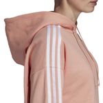 Adidas Originals Light Pink Cropped Hoodie Sweatshirt Size XS Photo 13