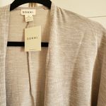 NWT Anthro Donni sandwash pinstripe cardigan One Size Tan Size undefined Photo 2