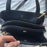 Liz Claiborne  Blue Leather Handbag Photo 4