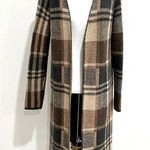 Fortune + Ivy Plaid Open Front Cardigan Sweater Large Photo 0