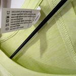 Yogalicious Neon Green Open Back Crop Top Size XL Photo 2