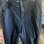 Old Navy 🖤🖤🖤BOGOHO 🖤🖤🖤 Black Rockstar Style Distressed Jeans Photo 1