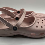Crocs  Women's Size 8 Pink Mary Jane Flat Sandals Shoes  Flats Photo 0
