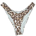 Aerie  Leopard Print High Waisted Bikini Bottoms Swimsuit Size L Photo 0