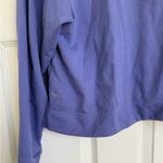 Athleta  Retroterry Polo Sweatshirt Purple Lavendar Long Sleeve Collar Size M Photo 7