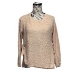 Black Swan Crochet Open Knit Hand Crafted Sweater Peach Coquette Cottegecore XS Photo 1