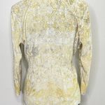 Vintage Reversible Peplum Cottagecore Style Floral Button Front Knit Sweater Size M Photo 7