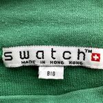 Swatch Vintage Sweatshirt "A Stitch in Time Saves Nine" 80s Boat Green XXL Photo 1