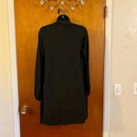 Delirious Black & Green Long Sleeve Dress with Attached Over Sweater Photo 9