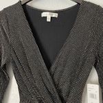 𝅺NWT ROW A Metallic Sheath Dress Black X Photo 7