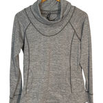 Kuhl Lea Grey‎ Cowl Neck Pullover Long Sleeve Thumb Hole Top Womens Small Gray Photo 0
