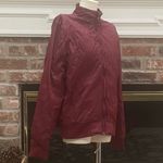 Prince + Fox maroon red athletic windbreaker jacket / S / Excellent condition Purple Photo 2