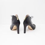 Louise Et Cie Vernonia Genuine Leather Lace up Peep Toe Ankle High Heels Shoes Photo 2