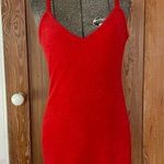 NWT Savage X Fenty Fluff It Up Slip Goji Berry Red ~ Siz Medium 💛🍄 Photo 0