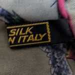 Luxury Silk Scarf – Pheasant Bird Print Made in Italy Gray Photo 3