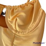 H:ours  Aymara Yellow Bustier cutout mini dress Photo 6