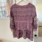 Anthropologie  Maeve Lilyana 100% Silk Tiered Tunic Blouse Top in Size Small Photo 5