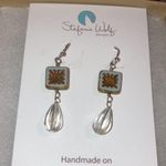 Fun Stefanie Wolf Designs Sunbursts Summer Earrings, Limited Edition Gray Photo 2
