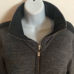 prAna Gray Front Zip Cozy Fleece Lined Jacket Sz. XL Fall Winter Athleisure Photo 2