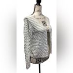 Primary Colors Crochet cropped cardigan. Size Medium White Photo 3