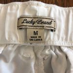 Lucky Brand White Tencel Belted Shorts Photo 3