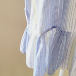 Girl Krazy  striped peasant blouse size large Photo 2