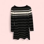 Max Studio Super cute contrast stripe  shirt dress good quality long sleeve Photo 2