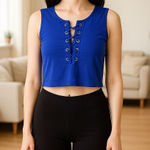 Forever 21 Crop Top – Royal Blue Photo 0