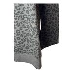 Z Supply  Shirt Women XS Gray‎ Black Leopard Weekender Tunic Top NWT Athleisure Photo 6