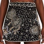 Love Shack Fancy Lani Sequined Embellished Crepe Mini Skirt Photo 0