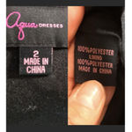 AQUA  Cocktail Dress One Shoulder Metallic Silver Pewter Sequins Bow Accent 2 Photo 5